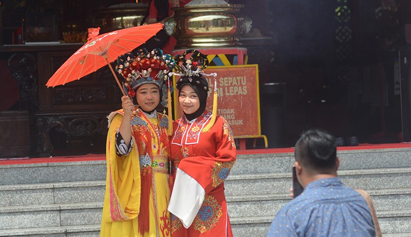 Kemeriahan Perayaan Imlek di Kelenteng Sam Poo Kong Semarang - Bagian 2