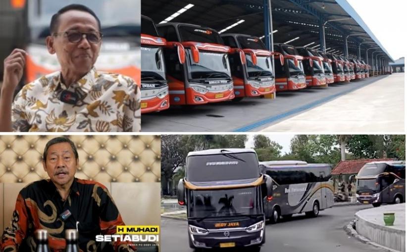Berawal dari Kernet, 2 Pria Ini Kini Menjadi Pemilik PO Bus Kaya Raya di Indonesia