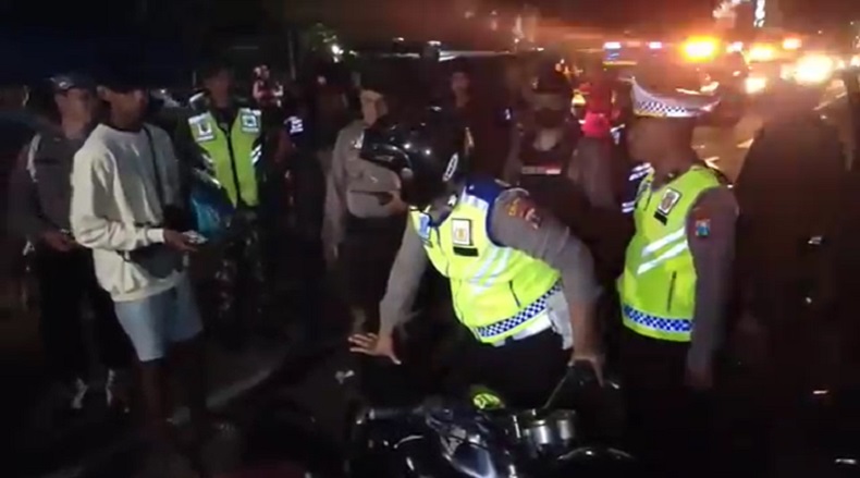Cegah Gesekan Antarkelompok, Polres Madiun Kota Gelar Razia Knalpot Brong