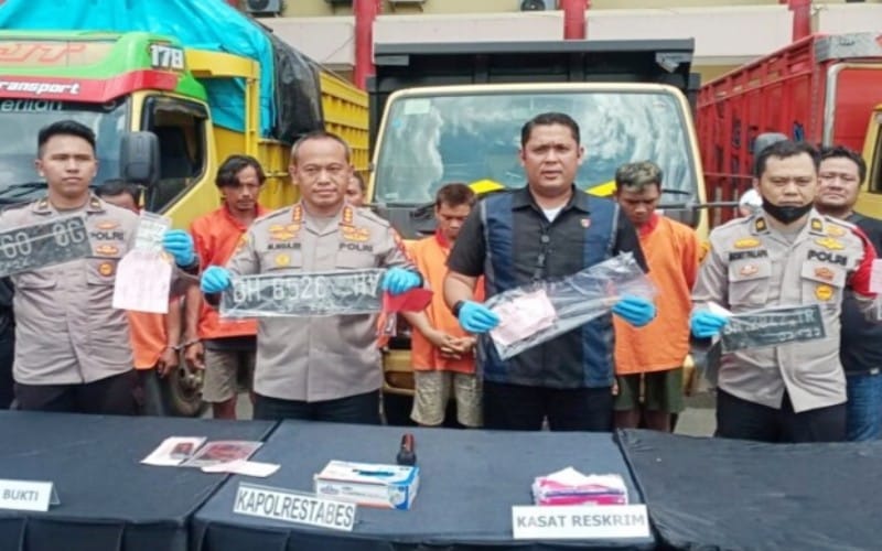 Jadi Penadah Truk Curian dari Palembang, 3 Warga Jambi Ditangkap Polisi 