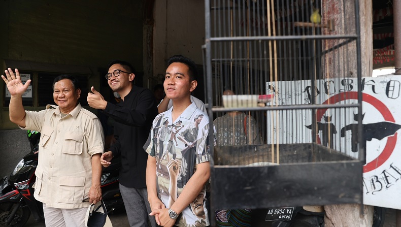 Kunker ke Solo, Prabowo Disambut Yel-yel Selamat Datang