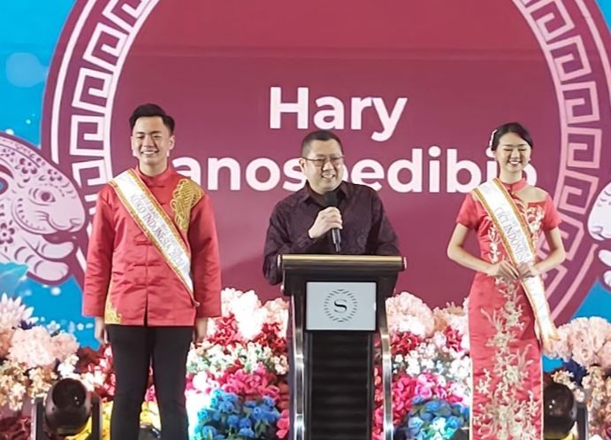 Hadiri Imlek Bersama, HT Minta PSMTI Konsisten Jaga Inklusivitas