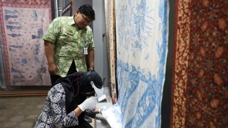 Motif Batik Khas Peranakan Tionghoa Dipamerkan di Pekalongan 