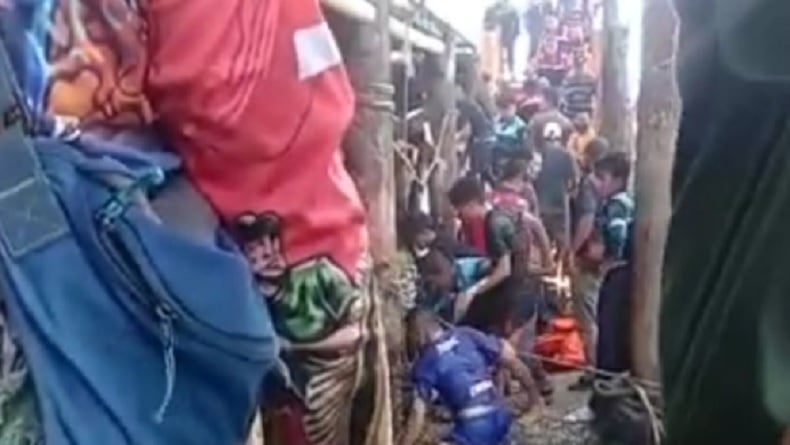 Lantai Jembatan Dermaga Tidung di Pulau Bunyu Runtuh, Sejumlah Orang Terjatuh ke Laut