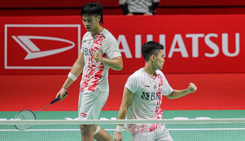 Leo/Daniel Juara Indonesia Masters 2023 usai Bungkam Ganda China Dua Gim Langsung