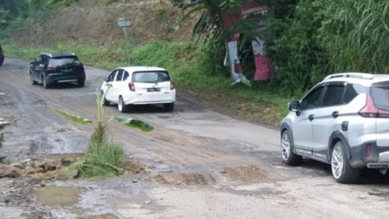 Ngakak, Warganet Majalengka Kritik Jalan Rusak, Bisa Jadi Tempat Latihan Uji SIM 