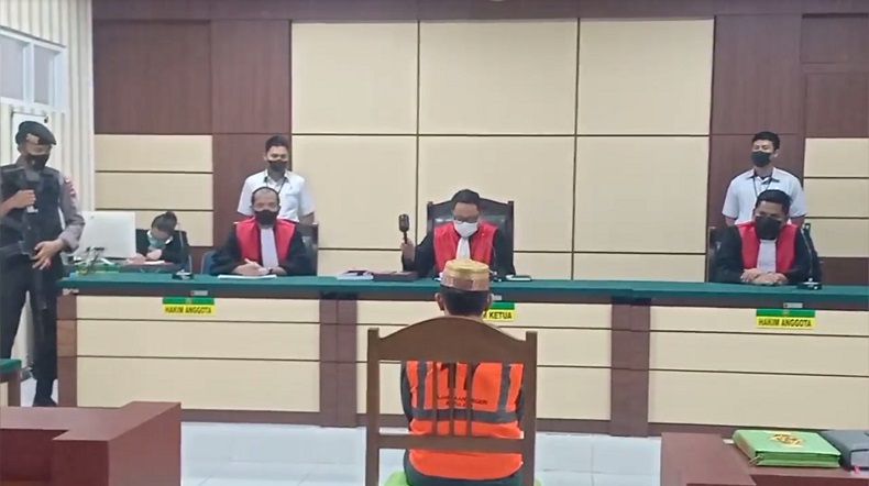 Tok! Terdakwa Pembunuhan Satu Keluarga di Tanah Bumbu Divonis Mati