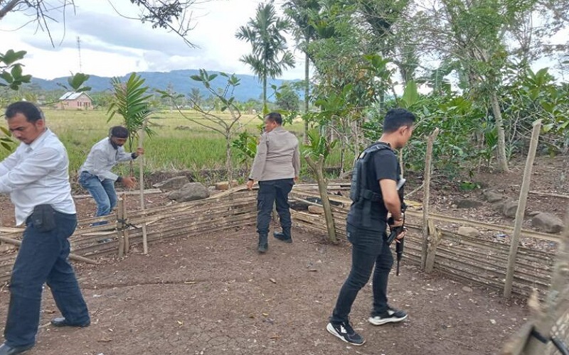 Polisi Gerebek Judi Sabung Ayam di Kebun Kopi,  6 Motor Penjudi Disita