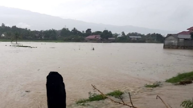 Embung Jebol akibat Hujan Lebat di Aceh, Rumah dan 30 Hektare Tanaman Padi Kebanjiran