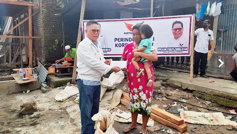 Dapat Bantuan, Warga Terharu dan Berharap Perindo jadi yang Terbaik