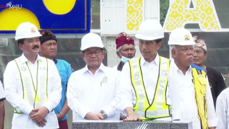 Presiden Jokowi Resmikan Bendungan Danu Kerti Buleleng yang Habiskan Anggaran Rp820 Miliar