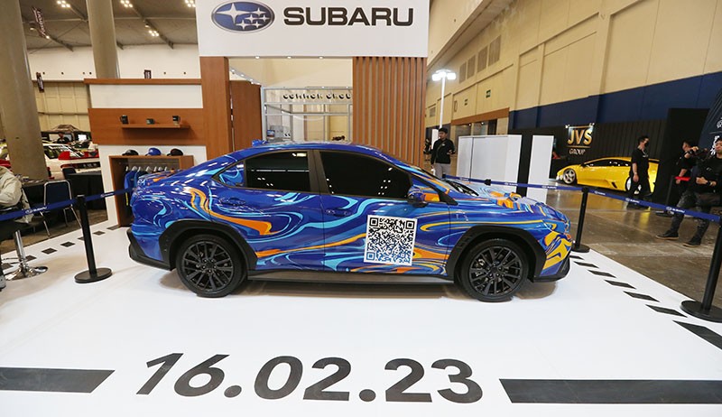 Tampilan Keren The All New Subaru WRX Dibalut Stiker Kamuflase - Bagian 5