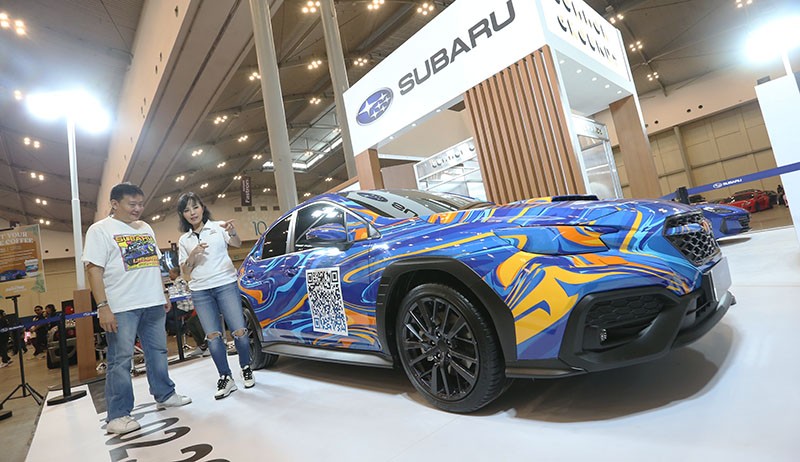 Tampilan Keren The All New Subaru WRX Dibalut Stiker Kamuflase - Bagian 1