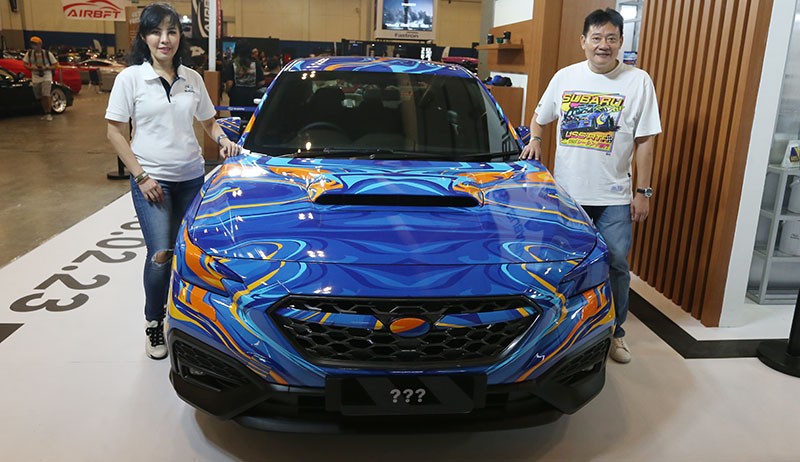 Tampilan Keren The All New Subaru WRX Dibalut Stiker Kamuflase - Bagian 4
