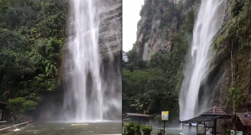 Viral, Air Terjun di Pinggir Jalan dengan Aliran yang Bertingkat: Kayak Lihat di Mimpi!