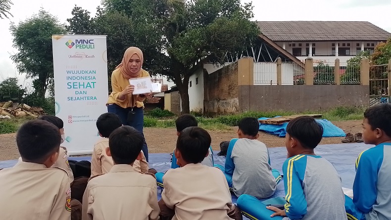 MNC Peduli dan MNC University Gelar Pelatihan Bahasa Inggris bagi Anak-anak di Jagaraksa Cianjur
