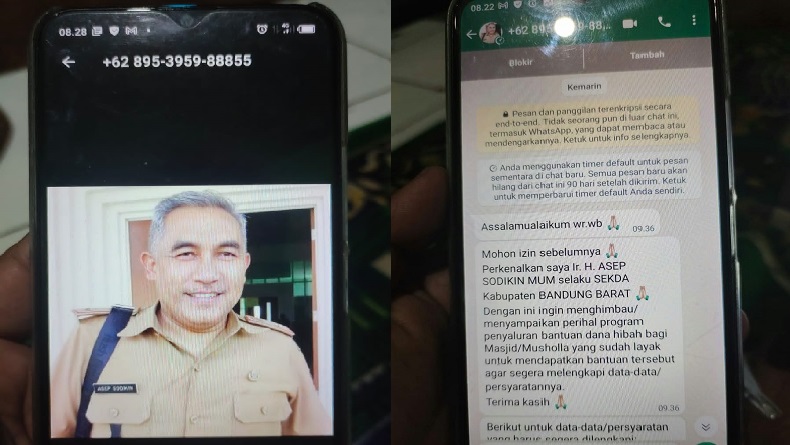 Nama Mantan Sekda KBB Dicatut untuk Nipu, Modus Tawarkan Bantuan Keagamaan