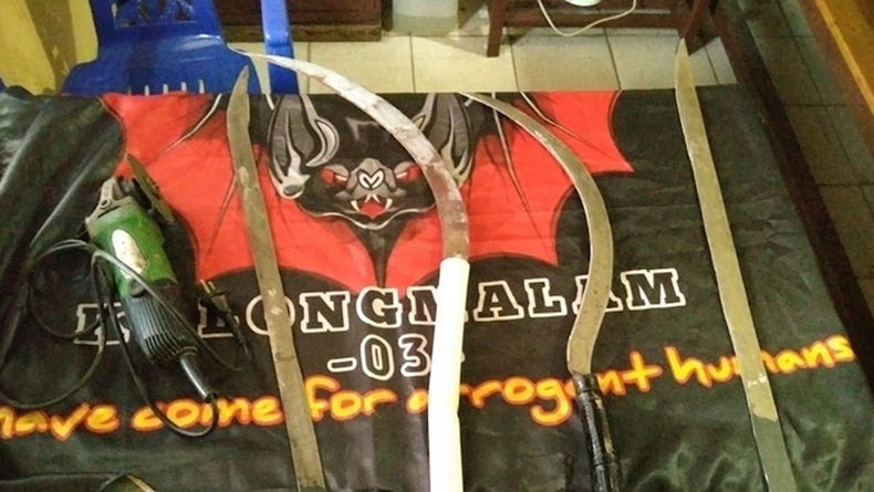 Ngeri! 1 dari 6 Anggota Geng Motor yang Ditangkap Berperan Buat Senjata Tajam Modifikasi