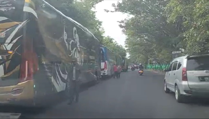 Peserta Acara Satu Abad NU Mulai Berdatangan, Jalan Protokol Sidoarjo Ditutup Siang Ini 