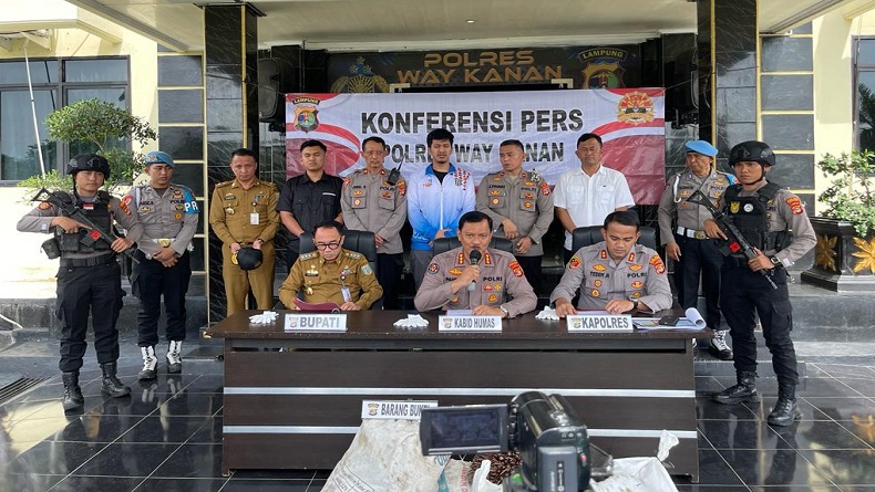 4 Orang Ditetapkan Tersangka Pencurian Sawit di Way Kanan, 1 di Antara Tewas Tertembak