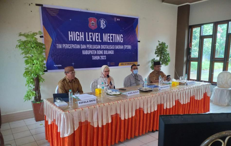 Dorong Transformasi Ekonomi Digital, Wabup Bone Bolango dan TP2DD Siap Maksimalkan ETPD