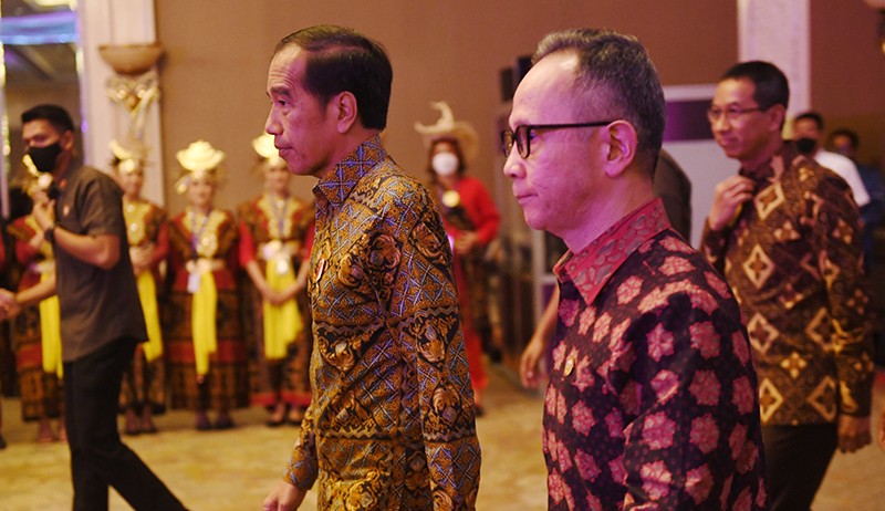 Presiden Jokowi Hadiri Pertemuan Tahunan Industri Jasa Keuangan 2023 - Bagian 2