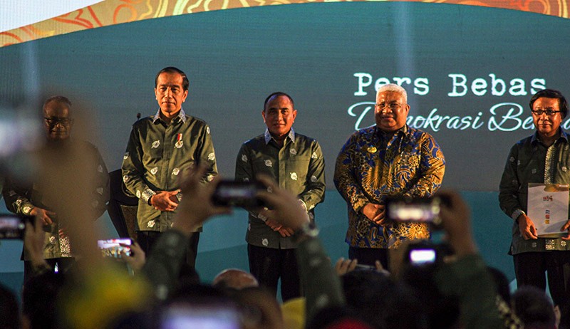 Presiden Jokowi Hadiri Puncak Peringatan Hari Pers Nasional di Medan - Bagian 2