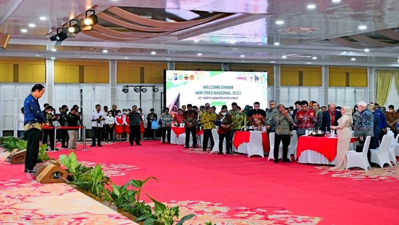 Doa untuk Korban Gempa Turki-Suriah Menggema di Gala Dinner HPN 2023