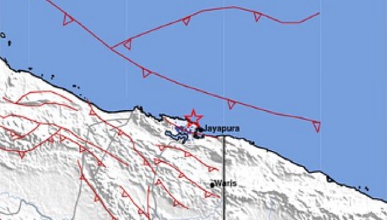 Gempa Hari Ini M3,5 Guncang Jayapura Papua, Pusat Getaran di Laut