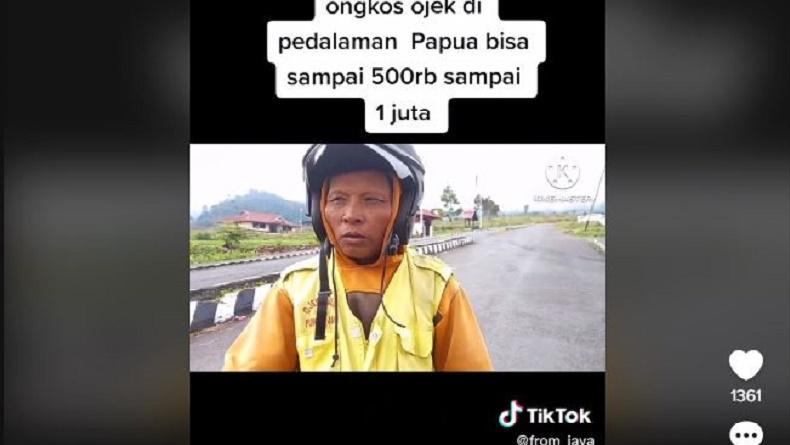 Wow, Naik Ojek di Pedalaman Papua Bisa Bayar sampai Rp1 Juta Sekali Jalan?