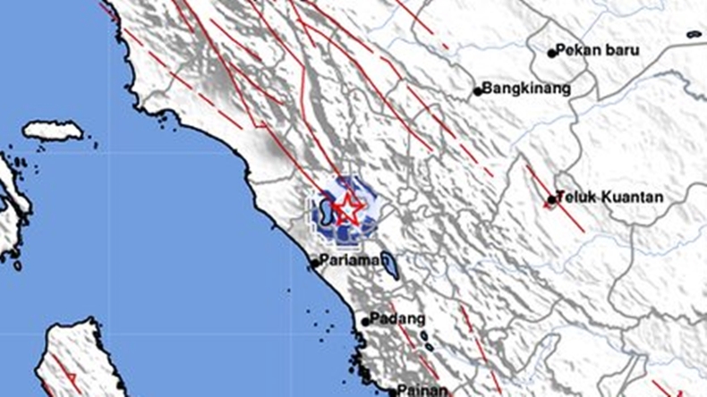 Gempa Hari Ini Magnitudo 3,4 Guncang Bukittinggi, Berpusat Di Darat