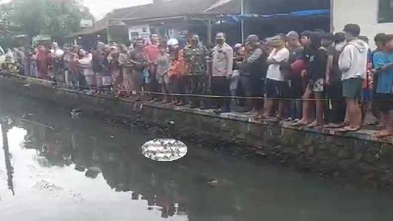Jasad Remaja Ditemukan Mengambang di Sungai Cimulu Tasikmalaya, Warga Geger