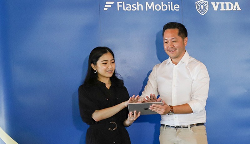 Foto Kerja Sama Flash Mobile dan VIDA - Bagian 2