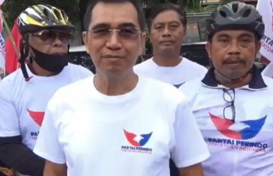 Sepeda Bersama KPU, Ketua DPW Partai Perindo Bali Gaungkan Pemilu 2024 Bersih dan Jurdil