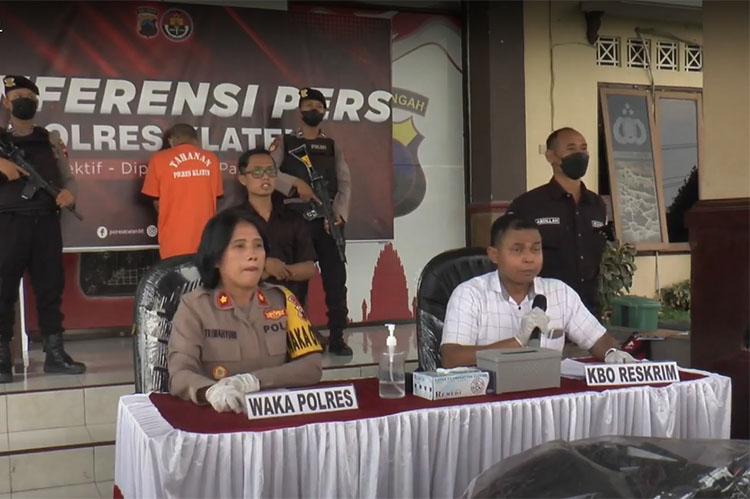 Pelaku Curat Toko Helm di Klaten Ditangkap, Polisi Buru 1 Tersangka Lain