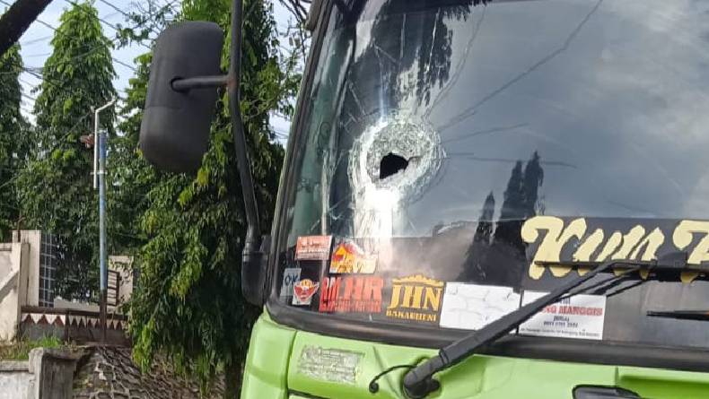 Lempar Batu ke Truk di Jalinteng Lampung Utara, 4 Remaja Ditangkap