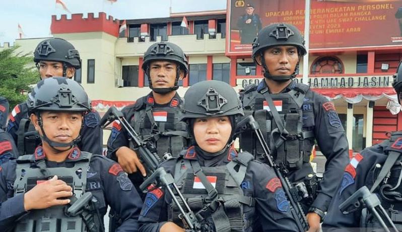 Ipda Nora Septiana, Karateka Jateng Satu-satunya Polwan Perkuat Brimob di UAE SWAT Challenge 