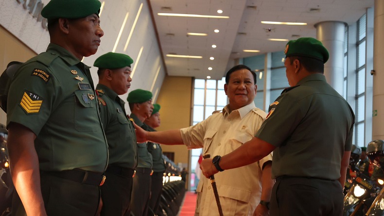 Temui Para Danramil di Kodam Brawijaya, Prabowo Merasa Muda Kembali