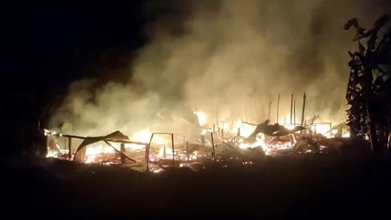 Kebakaran Hebat di Banyuasin, 3 Rumah Ludes Tak Tersisa