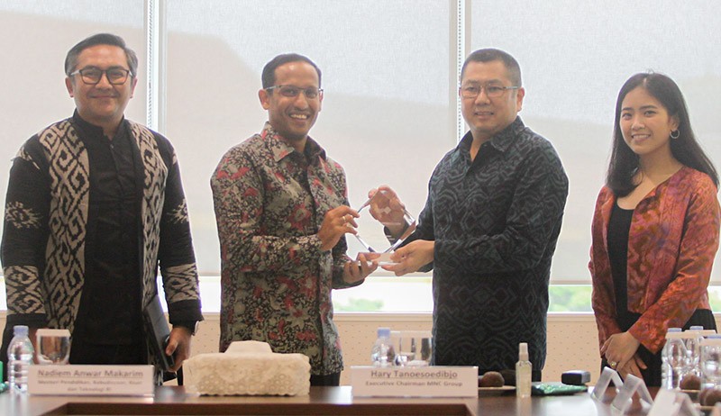 Mendikbud Ristek Nadiem Makarim Berkunjung ke MNC Media - Bagian 3