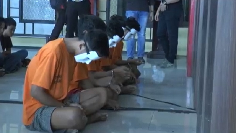 5 Tersangka Tawuran yang Tewaskan Ketua Geng Motor di Deliserdang Ditangkap