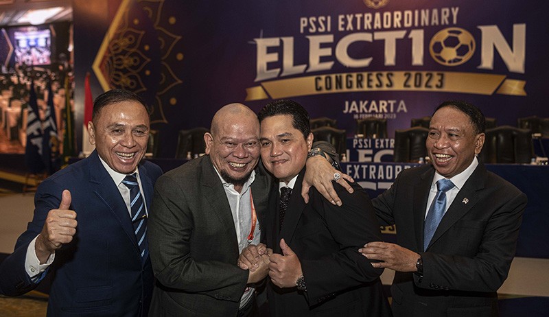 Fix! Ini Daftar Pengurus PSSI 2023-2027: Erick Thohir Ketum Didampingi Ratu Tisha dan Zainudin Amali