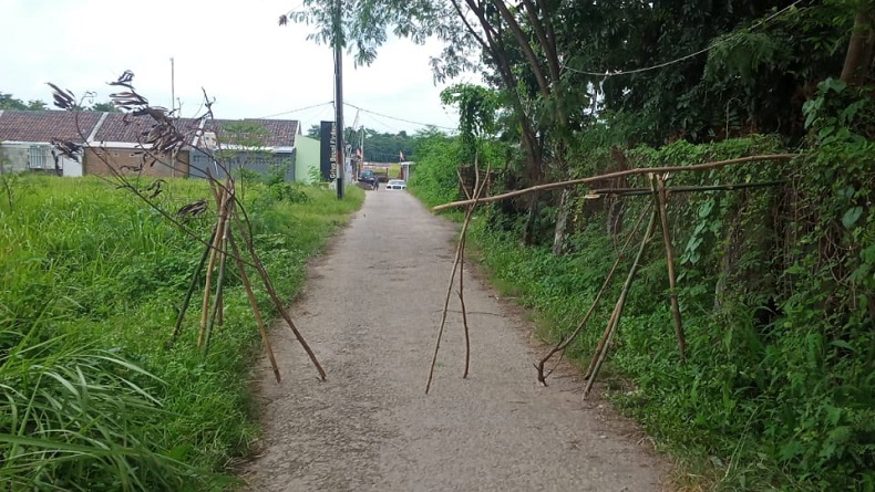 Warga Ligung Majalengka Resah, Lahan Jalan Diserobot Pengembang Perumahan