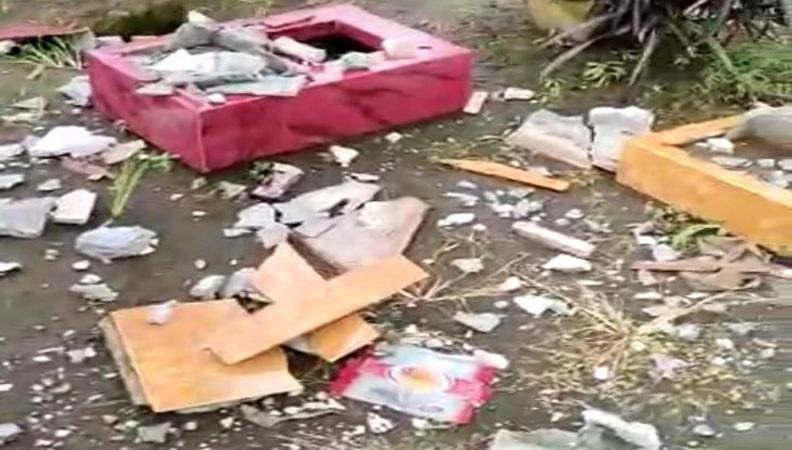 Heboh Puluhan Nisan di Blitar Dirusak, Pelaku Tinggalkan Pesan Malaikat Penjaga Kubur