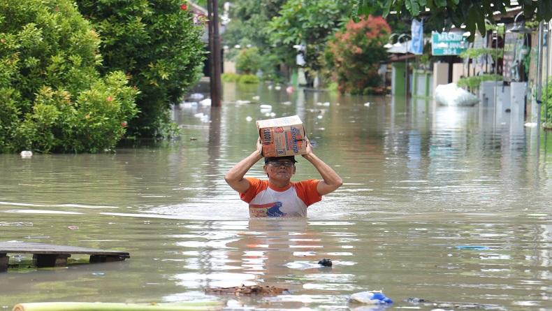 Banjir Luapan Sungai Bengawan Solo di Mojolaban Sukoharjo Meluas 