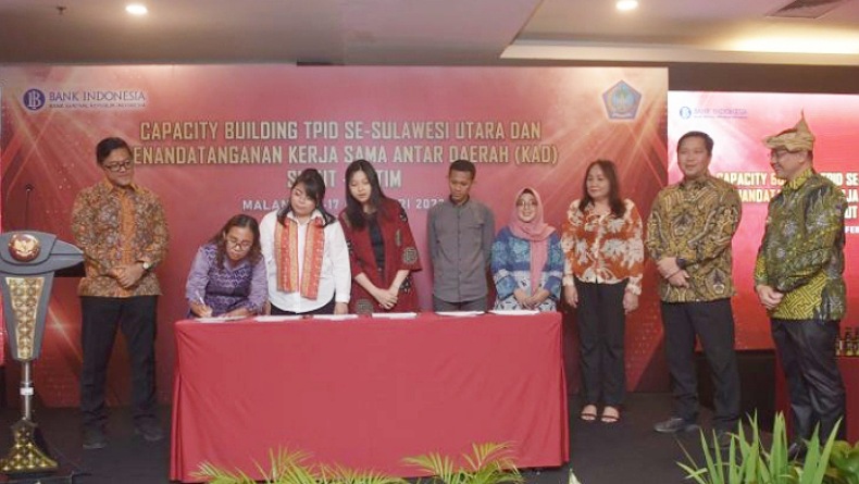 Kendalikan inflasi, BI-Pemprov Tandatangani KAD Sulut-Jatim 