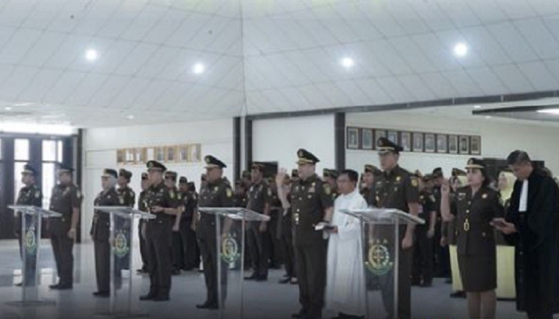 Kejati Kalbar Gelar Pelantikan Wakajati dan 2 Kajari, Ini Daftarnya