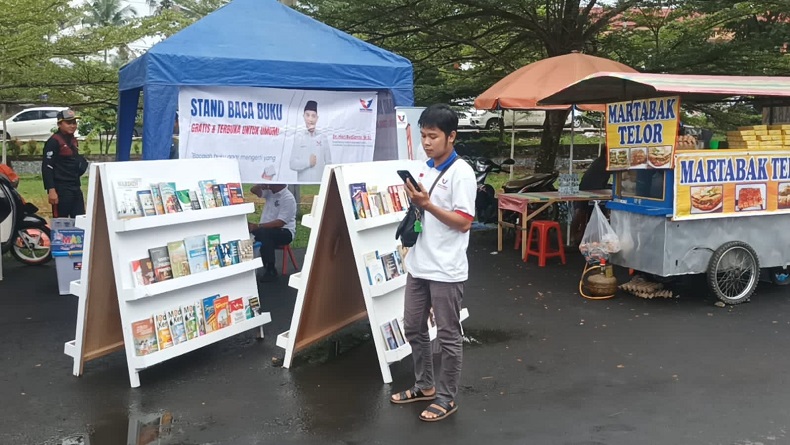 Partai Perindo Hadirkan Stand Perpustakaan hingga Mobil Baca di TOS Lubuklinggau Sumsel