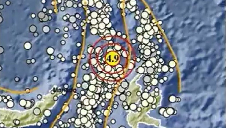 Gempa Terkini Guncang Melonguane Sulut M4,9 Berpusat di Laut Kedalaman 10 Km