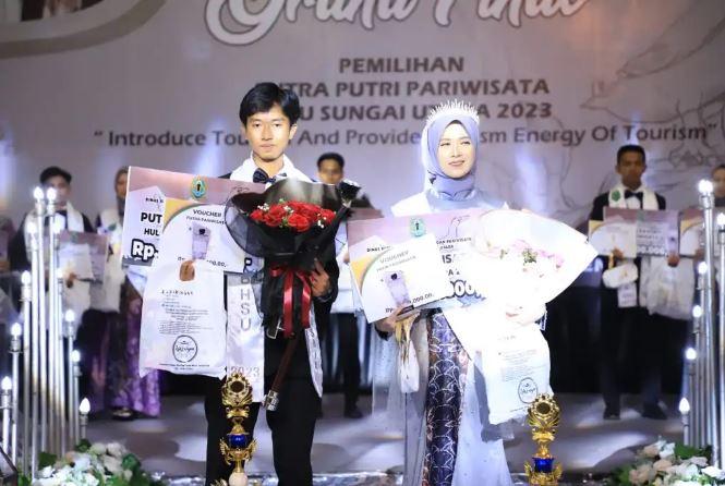 Pasangan Naufa dan Aidha Terpilih sebagai Putra Putri Pariwisata Hulu Sungai Utara